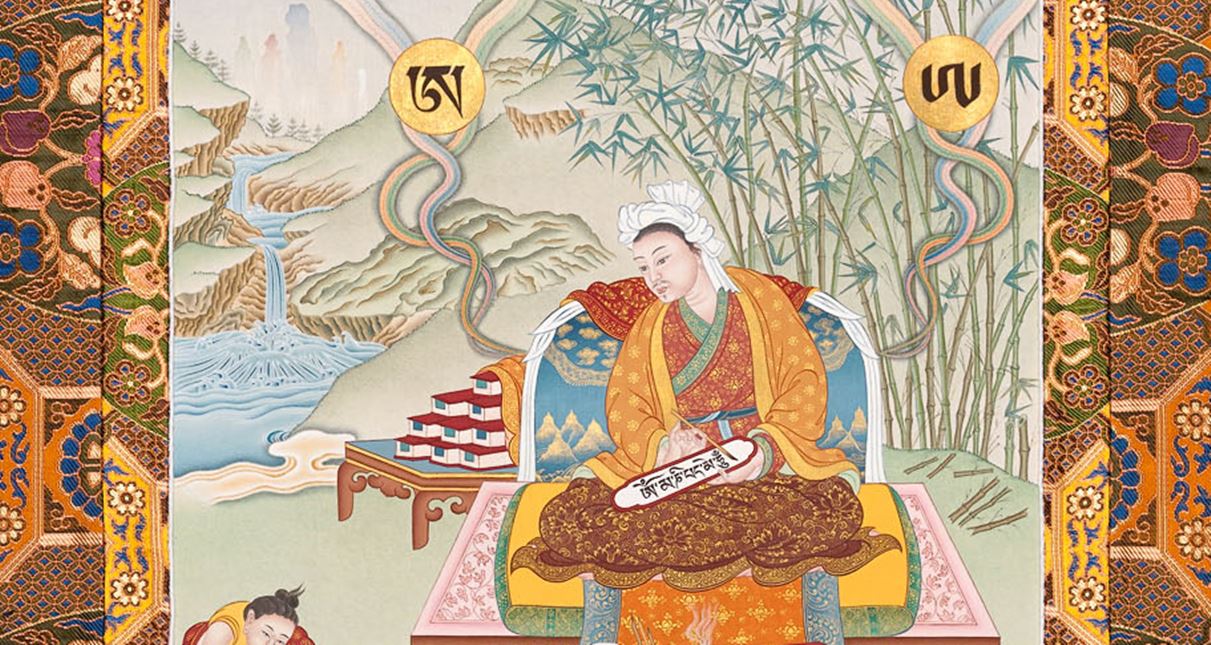 Depiction of Tonmi Sambhota