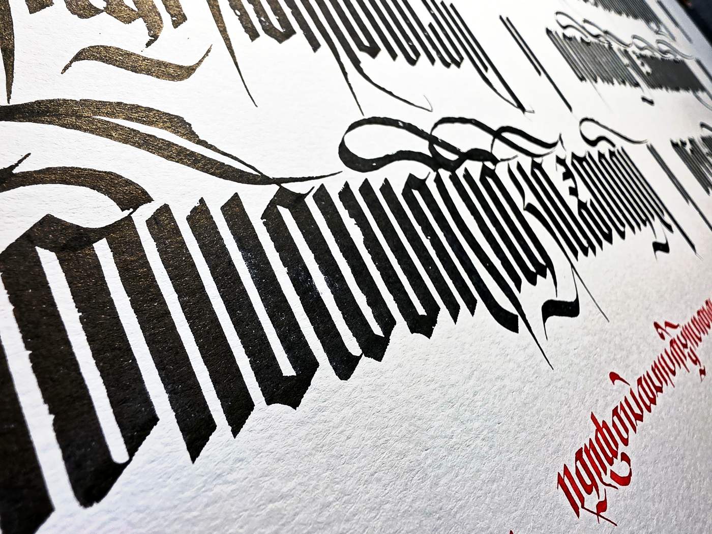 Taming the Mind, Shantideva... (36x18 in.) - Image 6