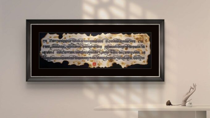 Heart Sutra (40in x 12in) - Image 6