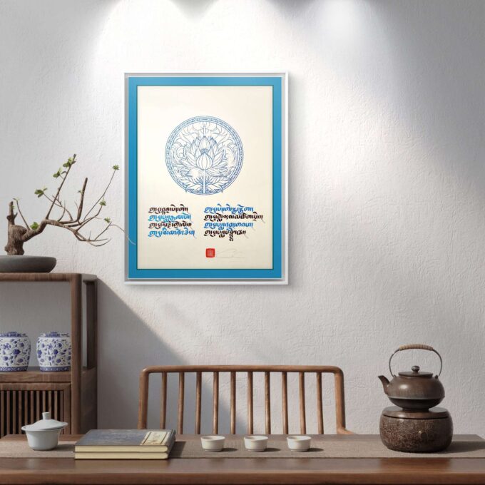 The Eight Manifestations of Guru Rinpoche Listed (18 x 24 in.)