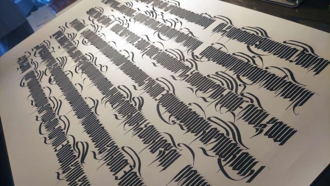 Heart Sutra (40in x 27in) - Image 2