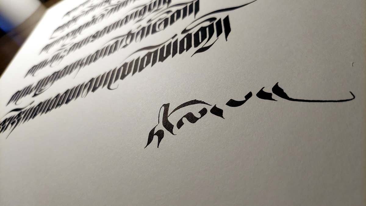 Let go of what has passed... (18 x 24 in.) - Image 4