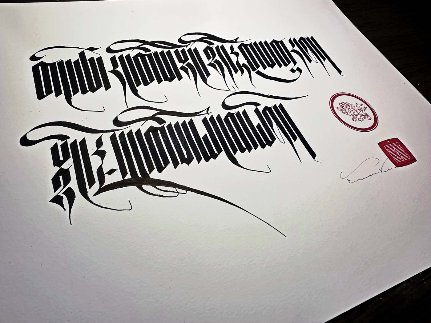 "When you realize emptiness, compassion arises effortlessly." (16 x 12 in.) - Image 3